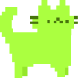 pixel cat walking through the career timeline